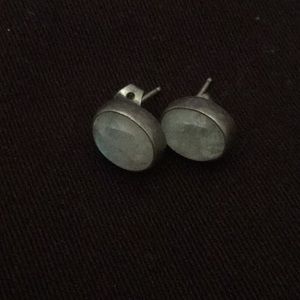 Moon stone earrings